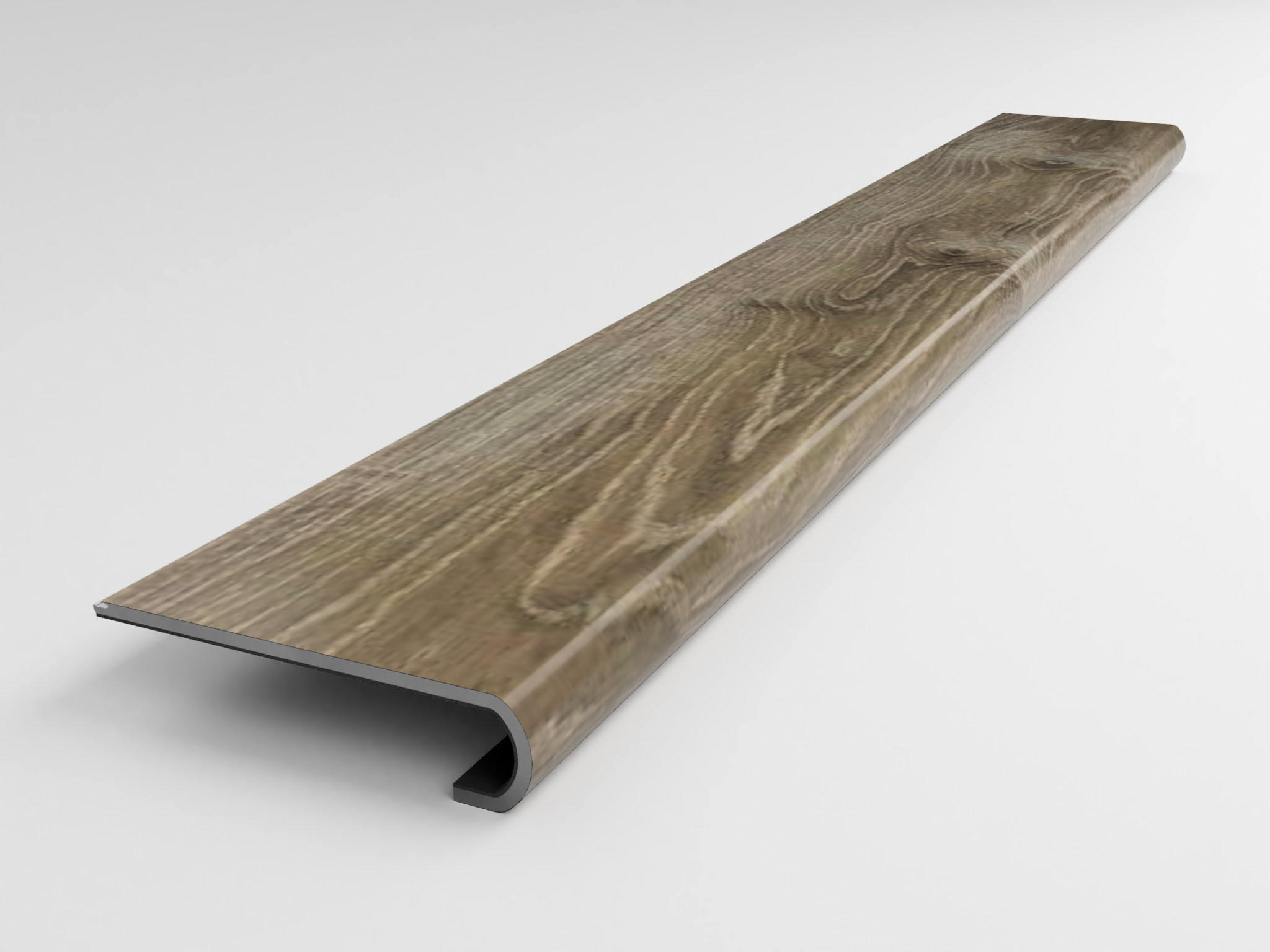 Woodacres Oak Vinyl Flooring Stair Nosing