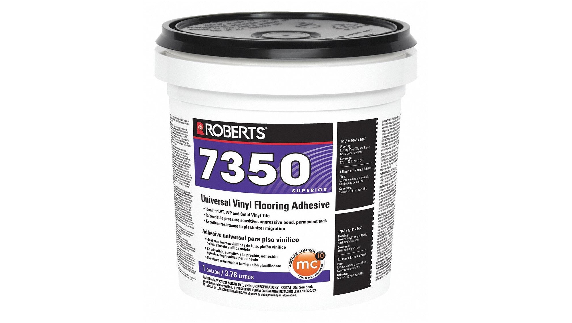 Roberts 7350 UNIVERSAL Pressure Sensitive Multi-Flooring Adhesive