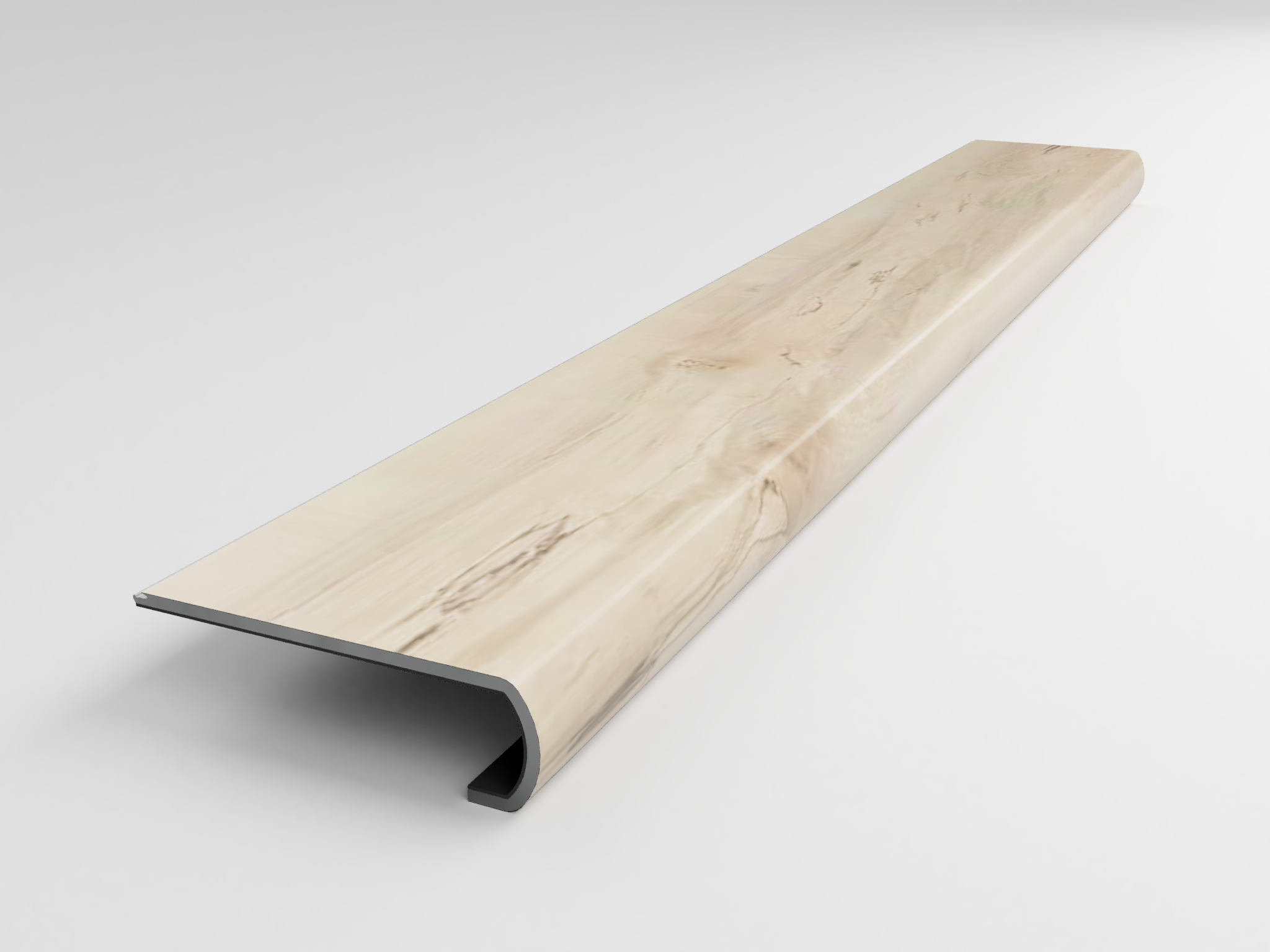 Navarra Maple Vinyl Flooring Stair Tread Nosing Luxury Vinyl Treads