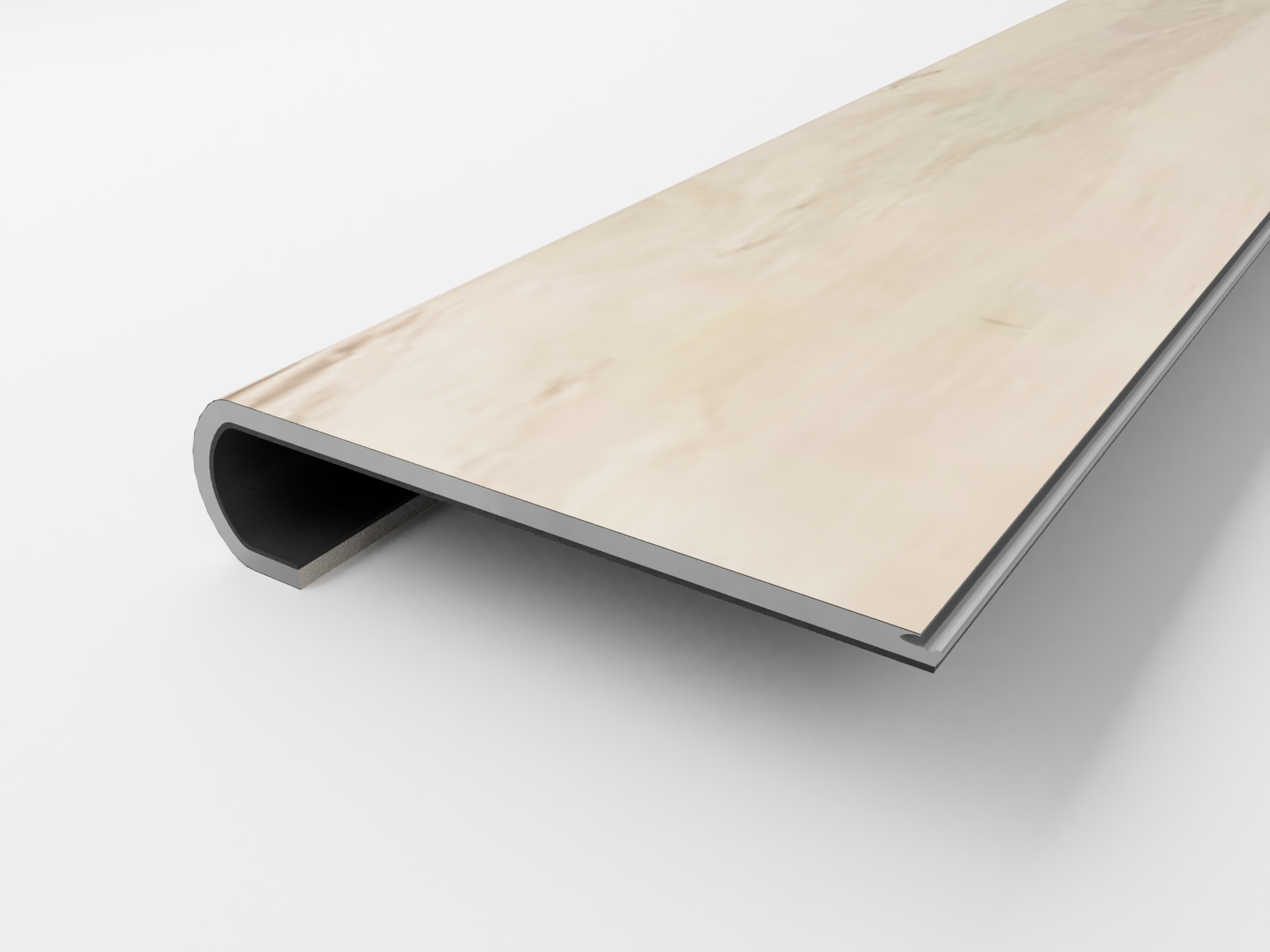 Navarra Maple Vinyl Flooring Stair Tread Nosing Luxury Vinyl Treads